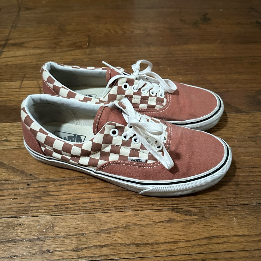 Vans Orange Checkered Eras